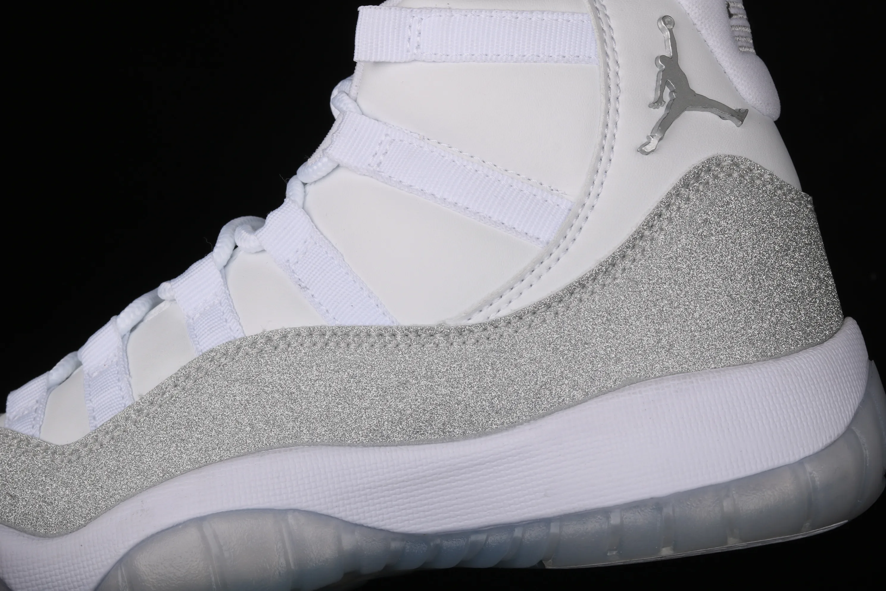 All categories Air Jordan Jordan series basketball shoes Air Jordan 11 Air Jordan 11 Metallic Silver AJ11 Joe 11 Swarovski Starry AR0715-100